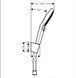 Ручний душ Hansgrohe Raindance SelectS PowderRain 120 3jetP Porter + шланг 125 27669000