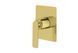 Душова система Kohlman Experience 30 brushed gold + BOX прихованого монтажу KPL-QW220EGDBQ30, Золотий