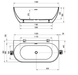 Ванна акрилова Ravak Freedom W 160x80 XC00100024