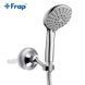 Гигиенический гарнитур Frap F27 (лейка, шланг, кронштейн), Хром