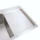 Кухонна мийка Platinum Handmade 780x430x220 L нержавійка (квадратний сифон,3.0/1.0), Нержавіюча сталь