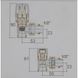Комплект угловых кранов Cordivari 1/2"-1/2" 5991990311064, Хром