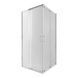 Душевая кабина Qtap Taurus CRM1011SC6 100x100 см, стекло Clear 6 мм, покрытие CalcLess без поддона, Хром, Универсальная, хром, без поддона