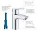 Змішувач для раковини Grohe QuickFix Start S-Size 23551002 з донним клапаном, Хром