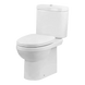 Компакт Devit Smart 3010146 + крышка soft-close 3013146 с металлические крепления, Белый