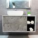Тумба с умывальником Rexon Ombra RX99CG/100 Glossy White/Concrete Grey 19910C