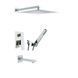 Душевая система Rea Rainforce chrome с изливом + BOX скрытого монтажа REA-B0639KPL, Хром