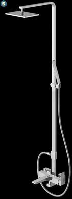 Душевая система Kohlman Saxo chrome с изливом QW277S, Хром