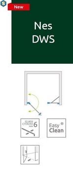 Душові двері Radaway Nes DWS 140 см 10028140-01-01R
