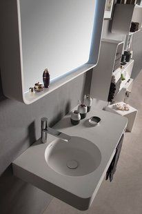 Раковина Volle Solid surface 75x48 13-40-742, Білий