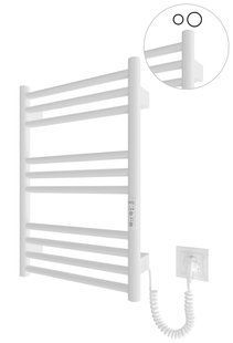 Електрична рушникосушарка HF Greenwich 570x430 white matte 6.1.0300.06.WM, Белый матовый, універсальне (конектор), Електронний