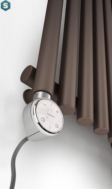 ТЕН для рушникосушки з кабелем спіральним Terma Moa 600W Chrome WEMOA06TCROU, Хром