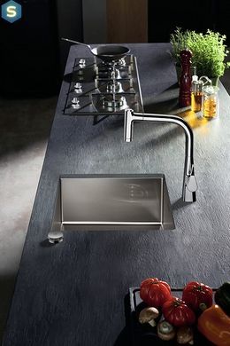 Кухонна мийка Hansgrohe S719-U400 під стільницю 450x450 Stainless Steel 43425800
