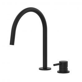 Змішувач для раковини Paffoni Light без донного клапана black matt LIG051NO, Черный матовый