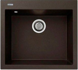 Кухонная мойка Adamant Univer 560x500x200 коричневый 000000631, Цемент матовый