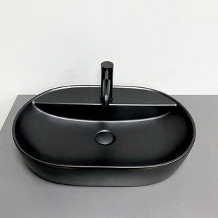 Умывальник VBI Terni black matt накладний VBI-011803, Черный матовый