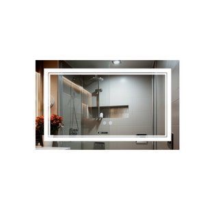 Зеркало Qtap Cardinal 500х800 с LED-подсветкой Touch, с антизапотеванием, с диммером температуры цвета (3000-6500K) Reverse QT0478C5080