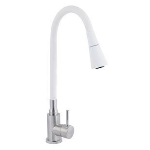 Смеситель для кухни Lidz Aria 015F31 с гибким изливом (k35) LDARI015F31WNK36981 WNK, Белый