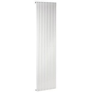 Дизайнерский радиатор вертикальный Betatherm Quantum 1 H-2000 мм, L-525 мм нижнее подключение BQ 1200/13 9016М 99, Белый матовый
