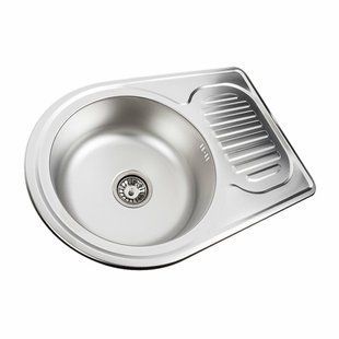 Кухонная мойка из нержавеющей стали Valeso декор 6745 (0,8/180 мм), Decor
