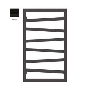 Полотенцесушитель водяной Terma 835x500 Zigzag WGZIG083050KIHESX, Черный матовый