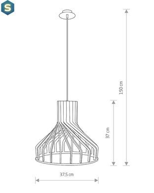 Подвесной светильник Nowodvorski 6333 Bio GU10 1x35W IP20 Вeige
