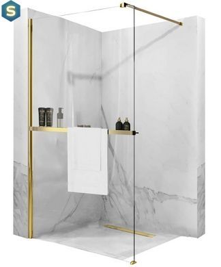 Полиця Rea Evo на душову стінку gold HOM-00653, Золотий
