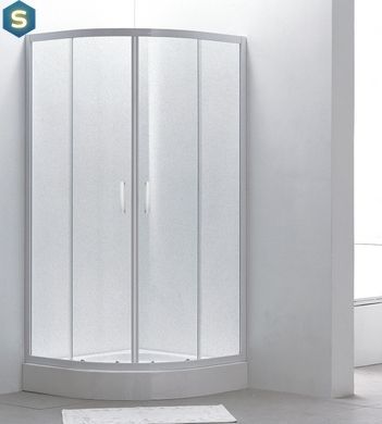 Душова кабіна Eger Tisza 80x80 скло Zuzmara 599-020, Білий, матовий
