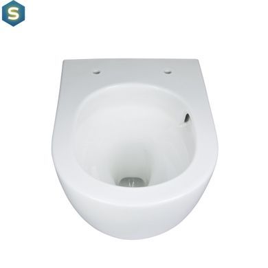 Унітаз підвісний Qtap Robin Mew безобідковий з сидінням Soft-close QT1333046EUQW, Білий