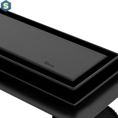 Душовий канал Rea Neo Pro black 2в1 чорний 90 см REA-G8908