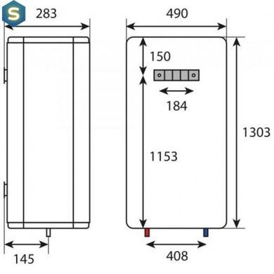 Водонагрівач Atlantic Vertigo Basic 100 ES-VM0802F220F-B (2000W) 851343