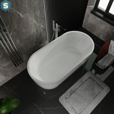 Ванна акрилова окремостояча Koller Pool PureLine 1600x800 White з сифоном 0266250101, Білий