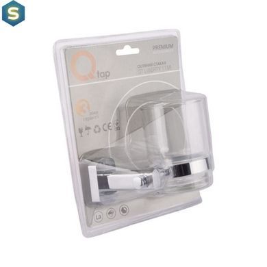 Стакан Qtap Liberty CRM 1158, Хром