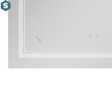 Зеркало Qtap Cardinal 500х800 с LED-подсветкой Touch, с антизапотеванием, с диммером температуры цвета (3000-6500K) Reverse QT0478C5080