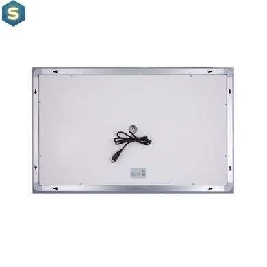 Зеркало Qtap Cardinal 500х800 с LED-подсветкой Touch, с антизапотеванием, с диммером температуры цвета (3000-6500K) Reverse QT0478C5080