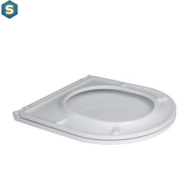 Унітаз підвісний Qtap Robin Mew безобідковий з сидінням Soft-close QT1333046EUQW, Білий