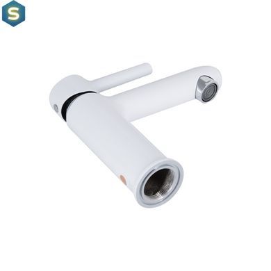 Змішувач з гігієнічною лійкою Qtap Grand QTGRA272CRW45671 Chrome/White, Білий