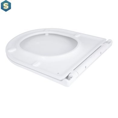 Унітаз підлоговий Qtap Dove Rimless безобідковий з сидінням Soft-close White QT06228380BW, Білий