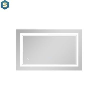 Зеркало Qtap Cardinal 500х800 с LED-подсветкой Touch, с антизапотеванием, с диммером температуры цвета (3000-6500K) Reverse QT0478C5080