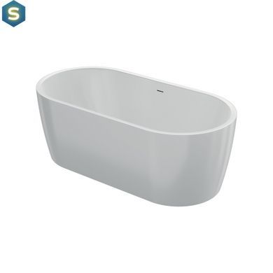 Ванна акрилова окремостояча Koller Pool PureLine 1600x800 White з сифоном 0266250101, Білий