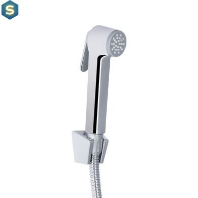 Змішувач з гігієнічною лійкою Qtap Grand QTGRA272CRW45671 Chrome/White, Білий