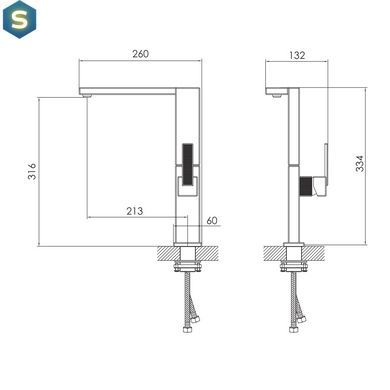 Змішувач для кухні Imprese Deira хром ZMK122001150, Хром
