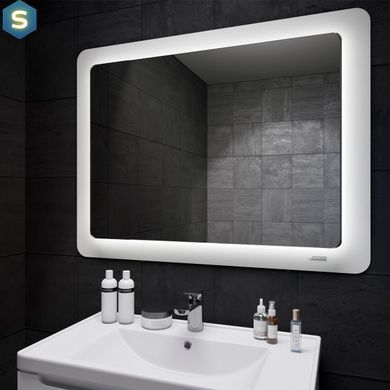 Дзеркало Sanwerk Ультра "Космо" 88x83 белое ZU0000140, Білий