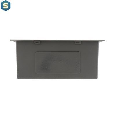 Кухонна мийка Gappo GS6050-6 накладна 600x500 мм, нержавіюча сталь, поверхня PVD, Чорний/золото