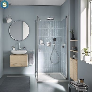 Душова система прихованого монтажу термостатична Grohe QuickFix Precision Grohtherm Cube 34882000, Хром