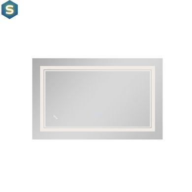 Зеркало Qtap Cardinal 500х800 с LED-подсветкой Touch, с антизапотеванием, с диммером температуры цвета (3000-6500K) Reverse QT0478C5080