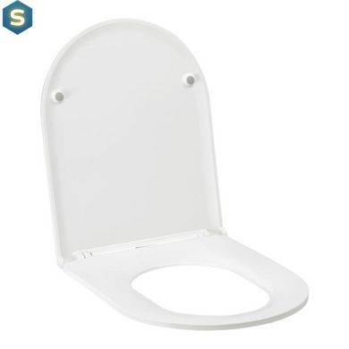 Унітаз підвісний Qtap Robin Mew безобідковий з сидінням Soft-close QT1333046EUQW, Білий