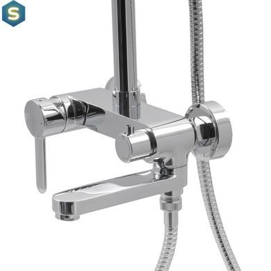Душова система Topaz Corsica TC 16102 H48-S, Хром