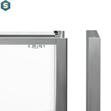 Душова кабіна Qtap Scorpio CRM10115-AC6 100x100 см, скло Clear 6 мм, покриття CalcLess, без піддона, Хром, Універсальна, хром, без поддона