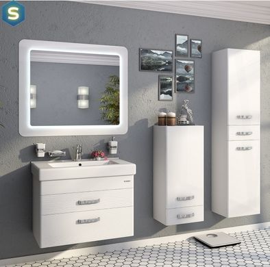 Дзеркало Sanwerk Ультра "Космо" 88x83 белое ZU0000140, Білий